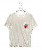 CHROME HEARTSクロムハーツ）の古着「Made in Hollywood Plus Cross T-Shirt」｜ホワイト