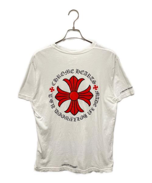 CHROME HEARTS（クロムハーツ）CHROME HEARTS (クロムハーツ) Made in Hollywood Plus Cross T-Shirt ホワイト サイズ:Lの古着・服飾アイテム