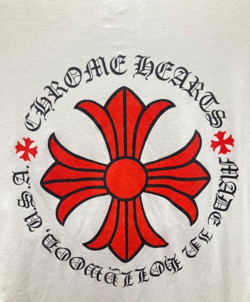 CHROME HEARTS（クロムハーツ）CHROME HEARTS (クロムハーツ) Made in Hollywood Plus Cross T-Shirt ホワイト サイズ:Lの古着・服飾アイテム