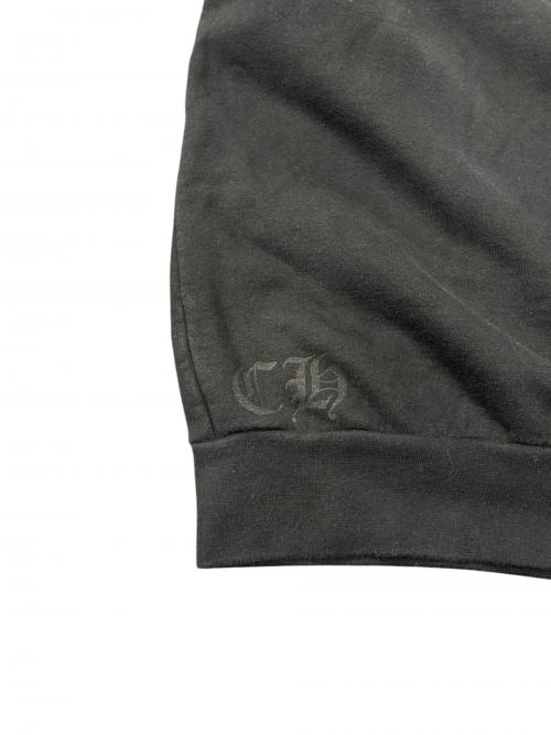 CHROME HEARTS（クロムハーツ）CHROME HEARTS (クロムハーツ) Floral Cross Horseshoe Crewneck Sweat Shirts ブラック サイズ:Lの古着・服飾アイテム