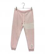 Thom Browneトムブラウン）の古着「4-Bar Loopback Sweatpants」｜ピンク