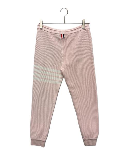 Thom Browne（トムブラウン）Thom Browne (トムブラウン) 4-Bar Loopback Sweatpants ピンク サイズ:40の古着・服飾アイテム