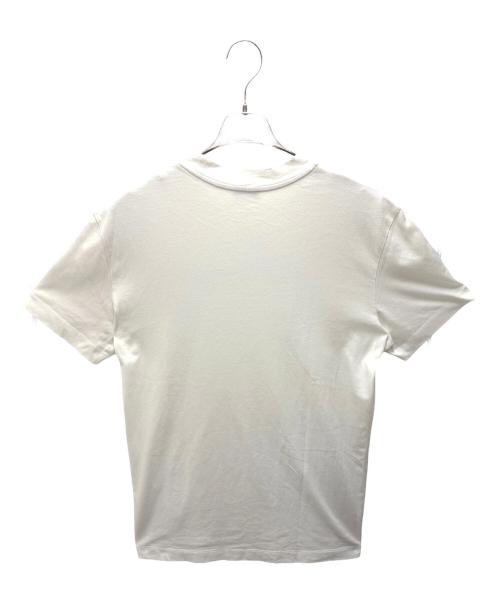 MONCLER（モンクレール）MONCLER (モンクレール) ロゴTシャツ ホワイト サイズ:Sの古着・服飾アイテム