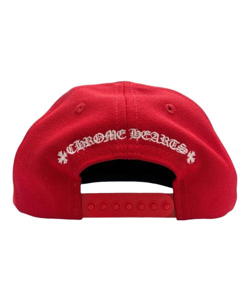 CHROME HEARTS（クロムハーツ）CHROME HEARTS (クロムハーツ) CHロゴ刺繍 ベースボールキャップ レッド サイズ:51-61の古着・服飾アイテム