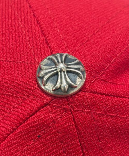CHROME HEARTS（クロムハーツ）CHROME HEARTS (クロムハーツ) CHロゴ刺繍 ベースボールキャップ レッド サイズ:51-61の古着・服飾アイテム