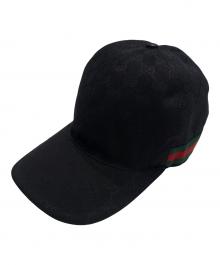 GUCCI（グッチ）の古着「GGジャガードキャップ」｜ブラック