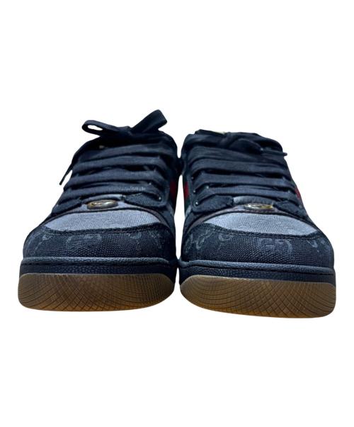 GUCCI（グッチ）GUCCI (グッチ) ACE GG SUPREME SNEAKER ブラック サイズ:8の古着・服飾アイテム
