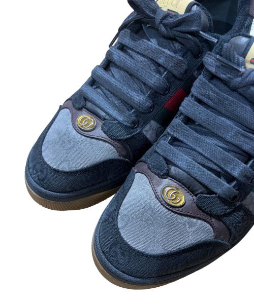 GUCCI（グッチ）GUCCI (グッチ) ACE GG SUPREME SNEAKER ブラック サイズ:8の古着・服飾アイテム