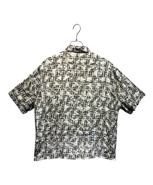 FENDI（フェンディ）FENDI (フェンディ) ズッカ総柄半袖シャツ グリーン サイズ:SIZE 39の古着・服飾アイテム