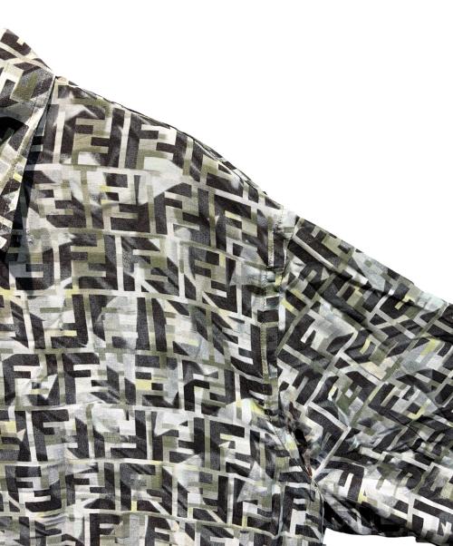 FENDI（フェンディ）FENDI (フェンディ) ズッカ総柄半袖シャツ グリーン サイズ:SIZE 39の古着・服飾アイテム