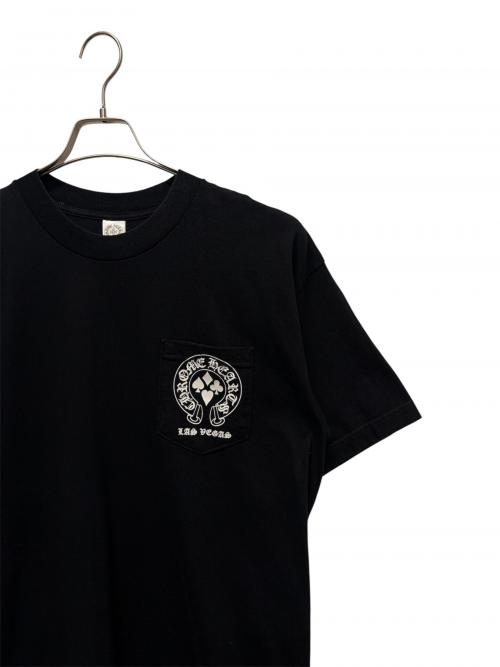 CHROME HEARTS（クロムハーツ）CHROME HEARTS (クロムハーツ) WELCOME TO FABULOUS LAS VEGAS T-shirt ブラック サイズ:Ⅼの古着・服飾アイテム