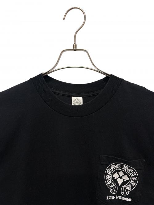 CHROME HEARTS（クロムハーツ）CHROME HEARTS (クロムハーツ) WELCOME TO FABULOUS LAS VEGAS T-shirt ブラック サイズ:Ⅼの古着・服飾アイテム