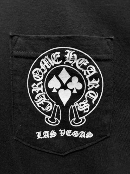 CHROME HEARTS（クロムハーツ）CHROME HEARTS (クロムハーツ) WELCOME TO FABULOUS LAS VEGAS T-shirt ブラック サイズ:Ⅼの古着・服飾アイテム