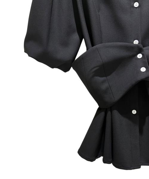 DESTREE（デストレー）DESTREE (デストレー) パフスリーブコルセットブラウス ブラック サイズ:Sの古着・服飾アイテム
