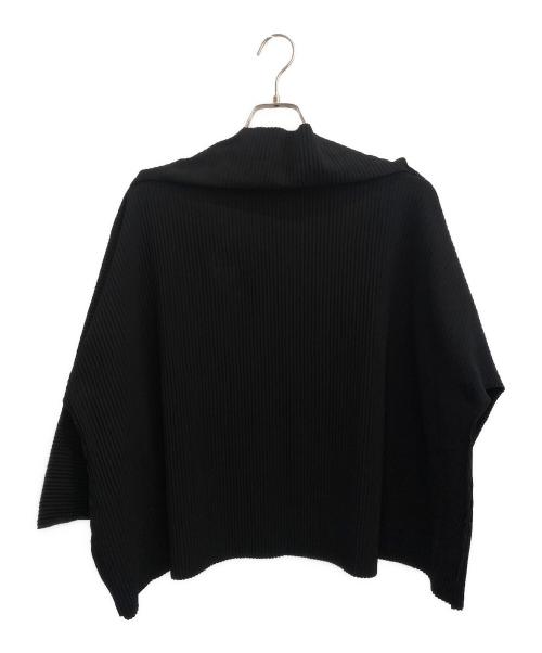 me ISSEY MIYAKE（ミーイッセイ ミヤケ）me ISSEY MIYAKE (ミーイッセイ ミヤケ) プリーツカットソー ブラック サイズ:-の古着・服飾アイテム