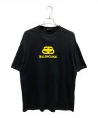 BALENCIAGAバレンシアガ）の古着「BBロゴTシャツ」｜ブラック