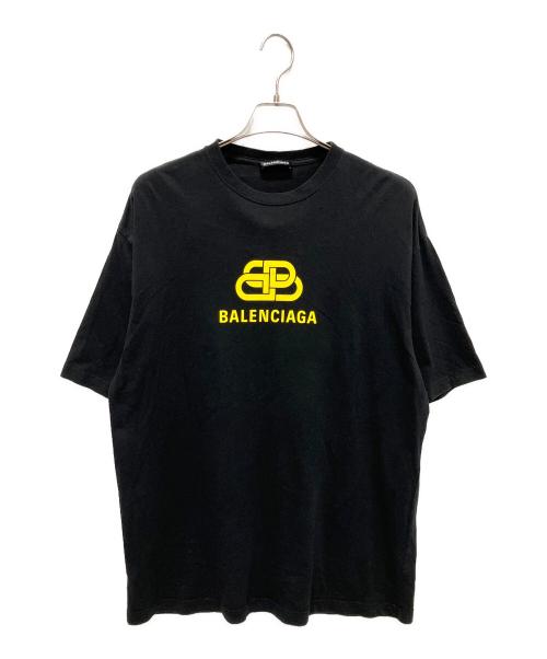 BALENCIAGA（バレンシアガ）BALENCIAGA (バレンシアガ) BBロゴTシャツ ブラック サイズ:Ｍの古着・服飾アイテム