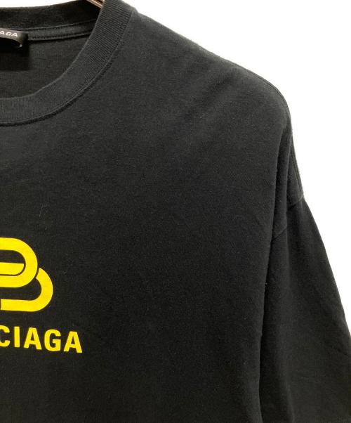 BALENCIAGA（バレンシアガ）BALENCIAGA (バレンシアガ) BBロゴTシャツ ブラック サイズ:Ｍの古着・服飾アイテム
