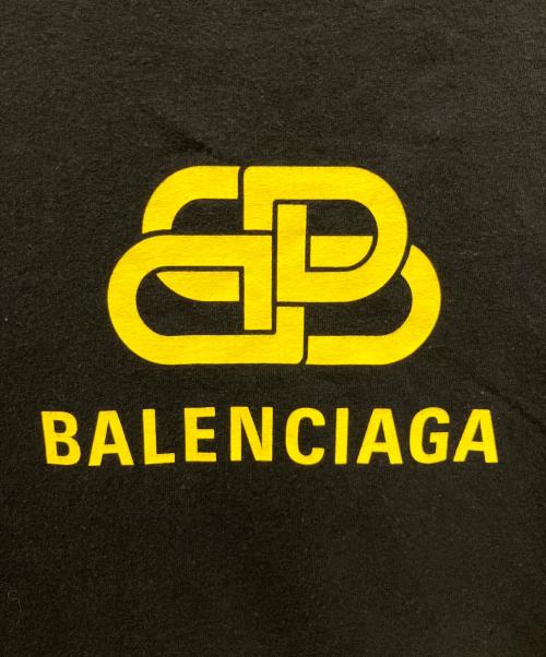 BALENCIAGA（バレンシアガ）BALENCIAGA (バレンシアガ) BBロゴTシャツ ブラック サイズ:Ｍの古着・服飾アイテム