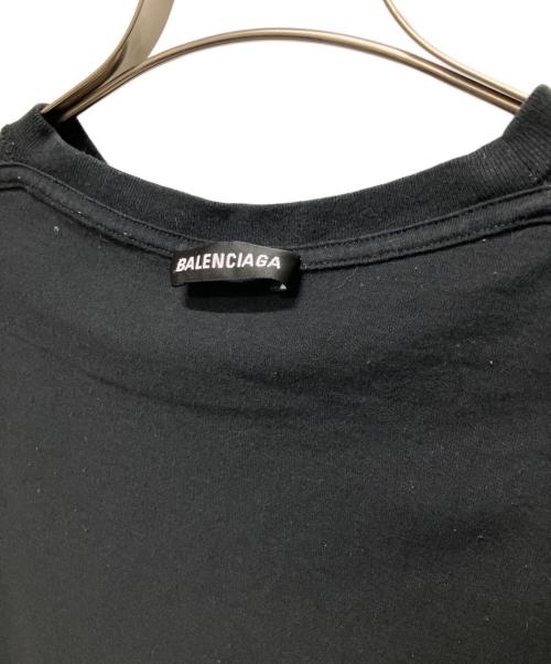 BALENCIAGA（バレンシアガ）BALENCIAGA (バレンシアガ) BBロゴTシャツ ブラック サイズ:Ｍの古着・服飾アイテム