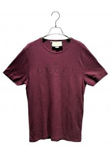 GUCCI（グッチ）の古着「ロゴTシャツ」｜ワインレッド
