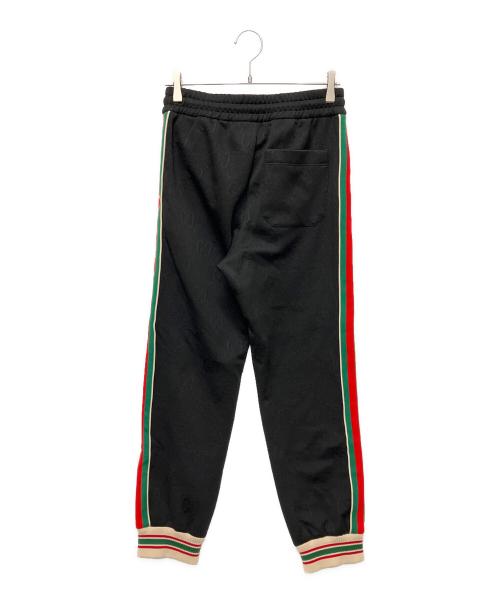 GUCCI（グッチ）GUCCI (グッチ) GGジャガードスウェットパンツ ブラック サイズ:XSの古着・服飾アイテム