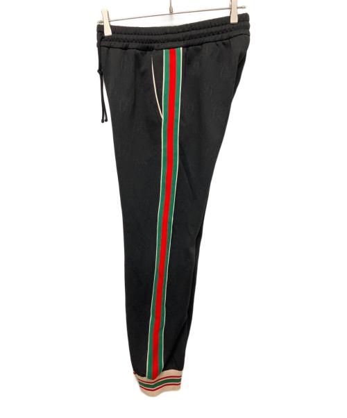GUCCI（グッチ）GUCCI (グッチ) GGジャガードスウェットパンツ ブラック サイズ:XSの古着・服飾アイテム