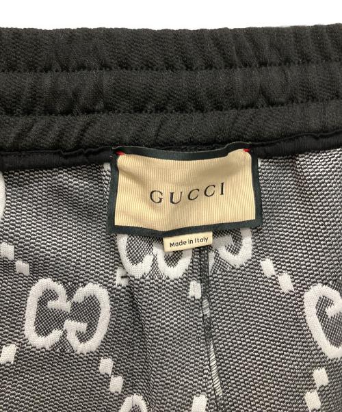 GUCCI（グッチ）GUCCI (グッチ) GGジャガードスウェットパンツ ブラック サイズ:XSの古着・服飾アイテム