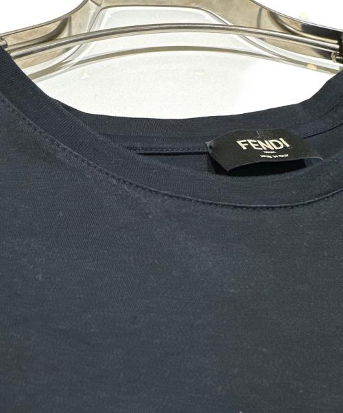 FENDI（フェンディ）FENDI (フェンディ) ロゴTシャツ/ズッカ ブラック サイズ:Sの古着・服飾アイテム