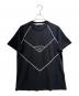 GIVENCHY（ジバンシィ）の古着「ステッチロゴTシャツ」｜ブラック
