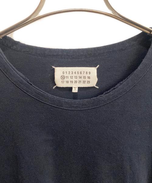 Maison Margiela（メゾンマルジェラ）Maison Margiela (メゾンマルジェラ) クルーネックTシャツ ネイビー サイズ:46の古着・服飾アイテム