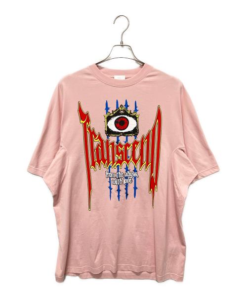 BURBERRY（バーバリー）BURBERRY (バーバリー) スローガンプリントTシャツ ピンク サイズ:Ｌの古着・服飾アイテム