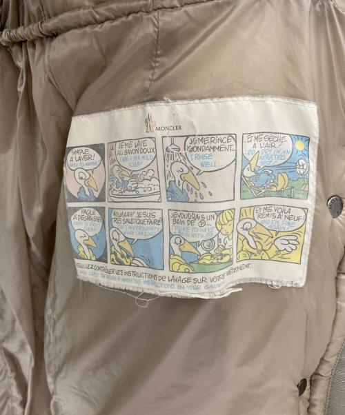 MONCLER（モンクレール）MONCLER (モンクレール) HERMINE/ダウンコート ベージュ サイズ:00の古着・服飾アイテム