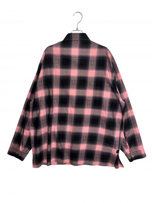 GIVENCHY（ジバンシィ）GIVENCHY (ジバンシィ) 4Gオンブレチェックシャツ ピンク サイズ:39の古着・服飾アイテム