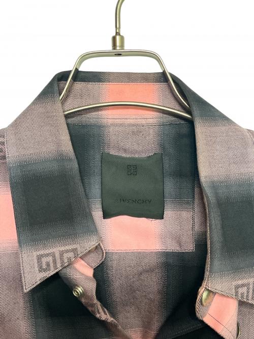 GIVENCHY（ジバンシィ）GIVENCHY (ジバンシィ) 4Gオンブレチェックシャツ ピンク サイズ:39の古着・服飾アイテム