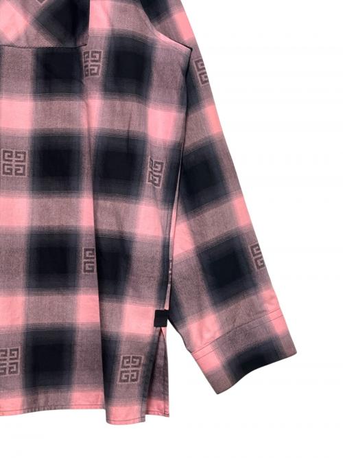 GIVENCHY（ジバンシィ）GIVENCHY (ジバンシィ) 4Gオンブレチェックシャツ ピンク サイズ:39の古着・服飾アイテム