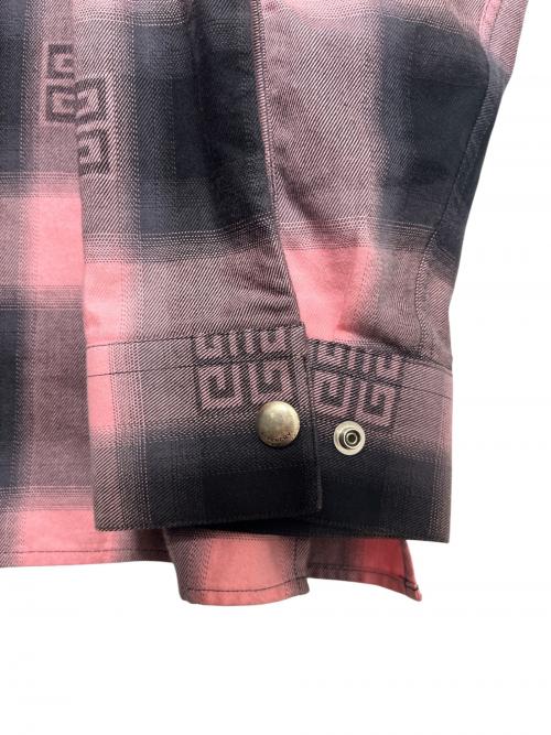 GIVENCHY（ジバンシィ）GIVENCHY (ジバンシィ) 4Gオンブレチェックシャツ ピンク サイズ:39の古着・服飾アイテム