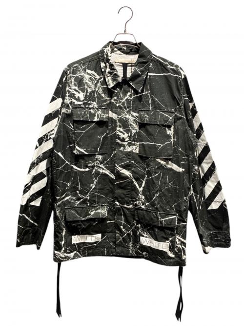 OFFWHITE（オフホワイト）OFFWHITE (オフホワイト) バイアスロゴジャケット ブラック サイズ:Mの古着・服飾アイテム