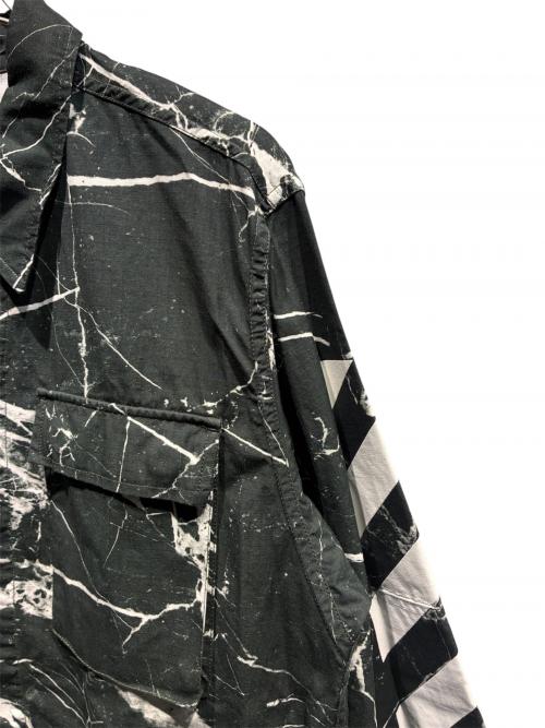 OFFWHITE（オフホワイト）OFFWHITE (オフホワイト) バイアスロゴジャケット ブラック サイズ:Mの古着・服飾アイテム