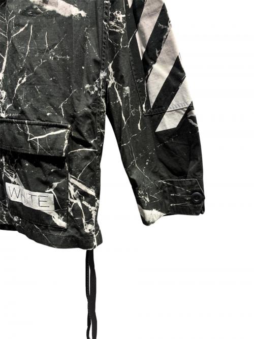 OFFWHITE（オフホワイト）OFFWHITE (オフホワイト) バイアスロゴジャケット ブラック サイズ:Mの古着・服飾アイテム