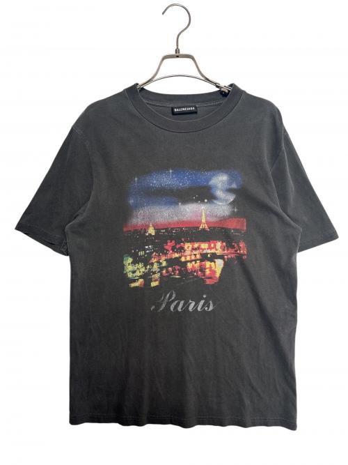BALENCIAGA（バレンシアガ）BALENCIAGA (バレンシアガ) PARIS TEE グレー サイズ:Sの古着・服飾アイテム