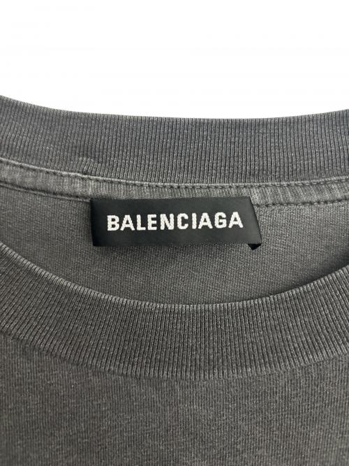 BALENCIAGA（バレンシアガ）BALENCIAGA (バレンシアガ) PARIS TEE グレー サイズ:Sの古着・服飾アイテム