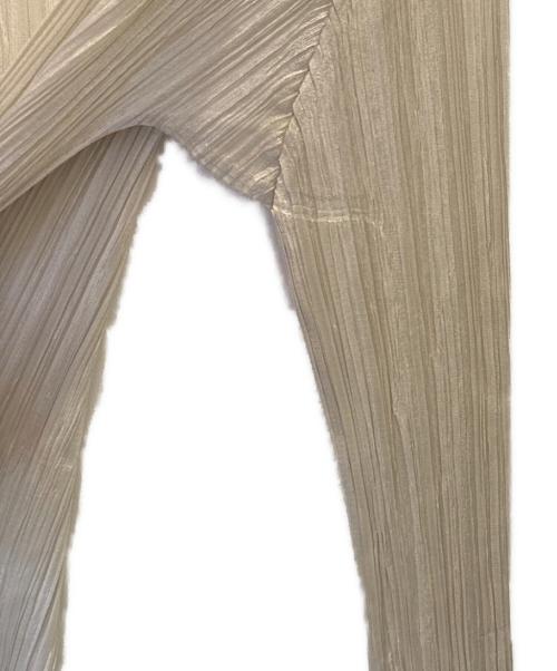 PLEATS PLEASE（プリーツプリーズ）PLEATS PLEASE (プリーツプリーズ) プリーツガウンカーディガン アイボリー サイズ:5の古着・服飾アイテム