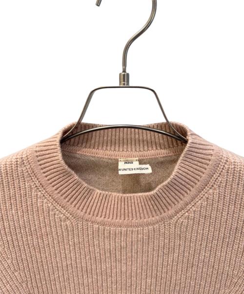 HERMES（エルメス）HERMES (エルメス) カシミア半袖ニット ピンク サイズ:36の古着・服飾アイテム