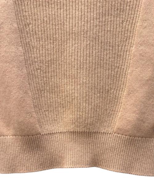 HERMES（エルメス）HERMES (エルメス) カシミア半袖ニット ピンク サイズ:36の古着・服飾アイテム