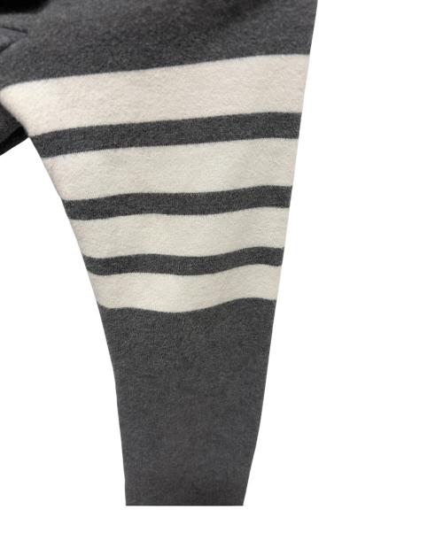 Thom Browne（トムブラウン）Thom Browne (トムブラウン) 4barジップパーカー グレー サイズ:40の古着・服飾アイテム