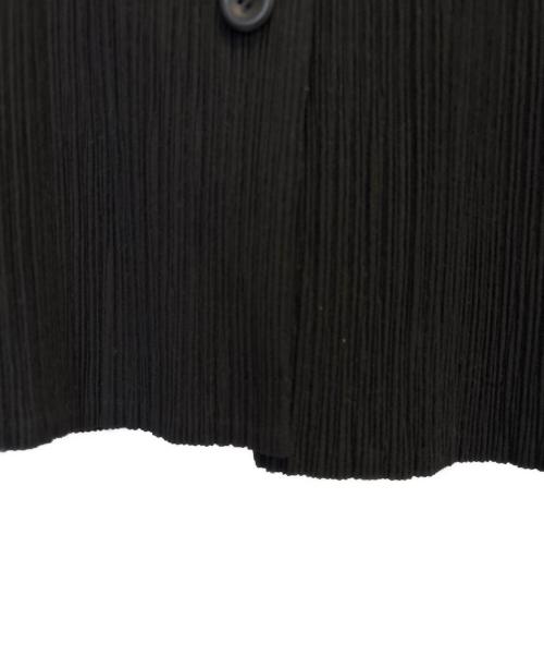 PLEATS PLEASE（プリーツプリーズ）PLEATS PLEASE (プリーツプリーズ) プリーツテーラードジャケット ブラック サイズ:2の古着・服飾アイテム