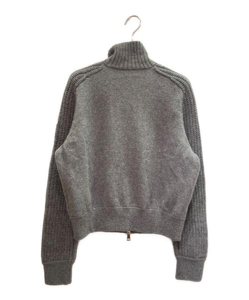 MONCLER（モンクレール）MONCLER (モンクレール) Cashmere Blend Zip Cardigan カシミヤ混ジップカーディガン/F20939B72300 A9363 ライトグレー サイズ:Sの古着・服飾アイテム