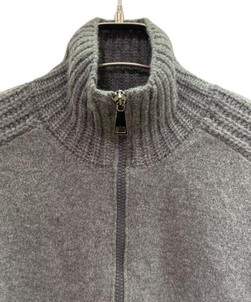 MONCLER（モンクレール）MONCLER (モンクレール) Cashmere Blend Zip Cardigan カシミヤ混ジップカーディガン/F20939B72300 A9363 ライトグレー サイズ:Sの古着・服飾アイテム