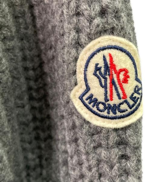 MONCLER（モンクレール）MONCLER (モンクレール) Cashmere Blend Zip Cardigan カシミヤ混ジップカーディガン/F20939B72300 A9363 ライトグレー サイズ:Sの古着・服飾アイテム